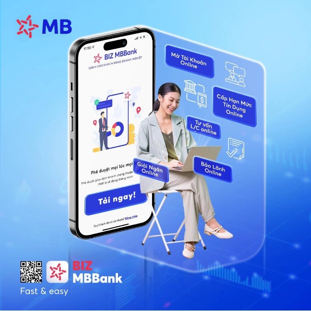 BIZ MBBank luôn cập nhật các xu hướng ngân hàng số mới trên hệ thống